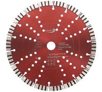 PRODIAMANT Disco da taglio diamantato Premium, cemento 230 mm x 22,23 mm, disco da taglio diamantato 230 mm, altezza segmento 15 mm