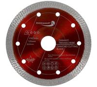PRODIAMANT Disco da taglio diamantato Premium per piastrelle in gres fine 125 mm x 22,23 mm Disco per piastrelle da 125 mm per smerigliatrice angolare