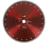 PRODIAMANT - Disco da taglio diamantato Premium per piastrelle in gres porcellanato, 350 mm x 30 con anello da 25,4 mm, disco da taglio diamantato da 350 mm per macchine da banco