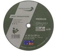 PRODIAMANT Disco da Taglio Inox 350mm x 25,4mm - Set di 10 per Metallo e Acciaio, Extra Preciso, Taglio Veloce e Senza Sforzo