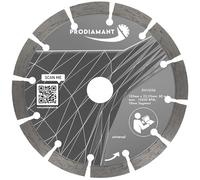 PRODIAMANT Disco diamantato 150 x 22,2 mm 10mm segmento professionale calcestruzzo, pietra, mattoni, universale 150mm