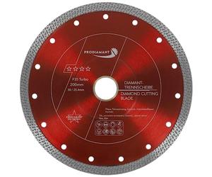 PRODIAMANT Disco Diamantato da Taglio 200 mm x 30/25,4 mm - Gres porcellanato e per piastrelle, per macchine da Tavolo - Taglio Preciso per Ceramica e Porcellana