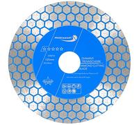 PRODIAMANT Disco diamantato per piastrelle 125 mm per Jolly-Schnitte - Disco da taglio diamantato 125 mm x 22,23 mm per tagli a 45 gradi, smussature e levigatura di piastrelle, gres porcellanato