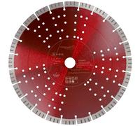 PRODIAMANT Disco Diamantato Premium Cemento 350 mm x 30 mm - Segmento 15 mm, taglio professionale su cemento e calcestruzzo, ideale per troncatrice