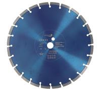 PRODIAMANT Fastcut Disco diamantato ad alta velocità 350 mm x 25,4 mm per materiali da costruzione molto duri, come la pietra arenaria calcarea.