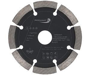 PRODIAMANT Fresa per giunti ø 115 mm larghezza 10mm per malta cemento muratura e intonaco segmento diamantato 10mm qualità professionale