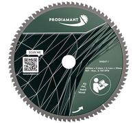 PRODIAMANT HM TCT Lama per sega circolare 260 x 30 mm - multiuso per legno, alluminio, plastica e laminato, per sega da banco