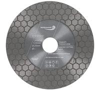 PRODIAMANT Jolly Disco Diamantato 125 mm x 22,23 mm - per piastrelle, gres porcellanato, ideale per smussatura, taglio a 45°, sbavatura e separazione, adatto a smerigliatrice angolare