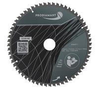 PRODIAMANT Lama per sega multiuso in metallo duro 216 x 30 mm per legno, alluminio, plastica e laminato con denti HM TCT per sega da tavolo, troncatrice e sega circolare