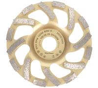 PRODIAMANT Mola a tazza diamantata 125 mm x 22,2 mm Turbo ST81 Mola diamantata Calcestruzzo Pietra naturale Qualità professionale