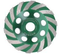 PRODIAMANT Mola a tazza diamantata Premium 125 mm x 22,2 mm disco diamantato TurboSpeed per calcestruzzo, muratura, pietra