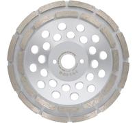 PRODIAMANT Mola a tazza diamantata Premium 180 mm calcestruzzo universale 180 mm x 22,2 mm mola a doppia fila altezza 31 mm