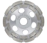 PRODIAMANT Mola Diamantata 125 mm Premium Universale per Calcestruzzo e Pietra Naturale con Doppia Fila, Compatibile Smerigliatrici Angolari