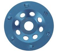 PRODIAMANT Mola diamantata 130 mm x 25 mm blu - PKD per colla, rivestimenti e resina epossidica - Per smerigliatrice per calcestruzzo - Foro 25 mm