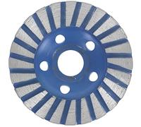 PRODIAMANT Mola diamantata per smerigliatrice a lamelle, 100 mmx22.23 mm, qualità professionale per cemento, pietra naturale, massetto, levigatrice a disco universale con segmento diamantato