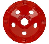 PRODIAMANT PKDS - Mola diamantata 125 mm x 22,2 mm, 4 PKD con segmento di supporto per rivestimenti, colla e intonaco