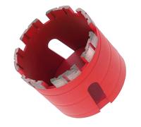 PRODIAMANT punta a tazza diamantata per calcestruzzo muratura 82 mm x M16 punta a tazza diamantata 7 segmenti diamantati