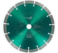 PRODIAMANT RushHour - Disco da taglio diamantato, 230 x 22,23 mm | Segmento turbo extra alto da 12 mm per un taglio rapido in calcestruzzo, calcestruzzo armato, mattoni e granito