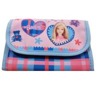 prodigital portafoglio in stoffa reparto ragazzina, fondo rosa, resistente e con molti scomparti