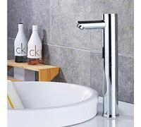 Prodotti for il bagno moderni Rubinetto termostatico for lavabo con finitura cromata, singolo, acqua fredda, miscelatore AC o DC, rubinetto for lavabo alto(Chrome)
