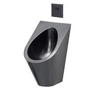 Prodotti Orinatoi a induzione da Uomo Nero, Orinatoio a Lavaggio Commerciale Accessorio per Il Bagno, Orinatoi in Acciaio Inossidabile con Azione di Lavaggio, Orinatoio a Parete, per Ristorante Domes