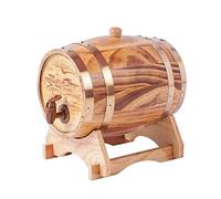 Prodotti per la casa Portabottiglie Portabottiglie Porta bicchiere di vino Barile di legno personalizzato 30L litri di rubinetto in resina barile di whisky da barile di brandy in rovere massello