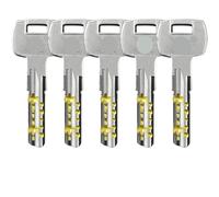 Prodotti personalizzati: 5 chiavi personalizzate direttamente utilizzabili. Si prega di non acquistare questo prodotto poiché non hai acquistato il nostro lucchetto