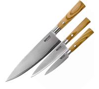 Prodotti usati - Set di coltelli da cucina BÖKER DAMAST OLIVE 3 pezzi 130440SET
