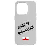 Prodotto a Gibilterra con bandiera divertente Custodia per iPhone 15 Pro