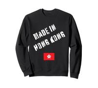 Prodotto a Hong Kong con Bandiera Divertente Felpa