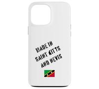 Prodotto a Saint Kitts e Nevis con bandiera divertente Custodia per iPhone 13 Pro Max