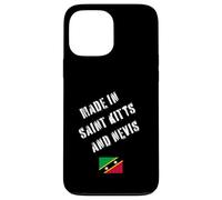Prodotto a Saint Kitts e Nevis con bandiera divertente Custodia per iPhone 13 Pro Max