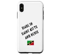 Prodotto a Saint Kitts e Nevis con bandiera divertente Custodia per iPhone XS Max