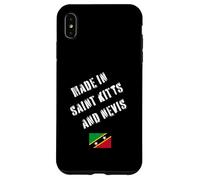 Prodotto a Saint Kitts e Nevis con bandiera divertente Custodia per iPhone XS Max