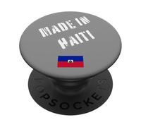 Prodotto ad Haiti con bandiera divertente PopSockets PopGrip Adesivo