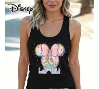 Prodotto con licenza ufficiale Disney Magic Theme Park | Canotta casual senza maniche con scollo rotondo. Ispirata alla pittura ad acquerello, combina sapientemente l'iconico castello del parco a tema