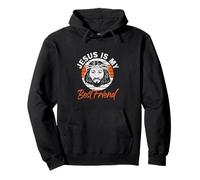 Prodotto con scritta "Jesus Is My Top Friend" per i cristiani Felpa con Cappuccio