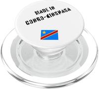 Prodotto in Congo-Kinshasa con bandiera divertente PopSockets PopGrip per MagSafe