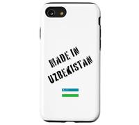 Prodotto in Uzbekistan con bandiera divertente Custodia per iPhone SE (2020) / 7/8