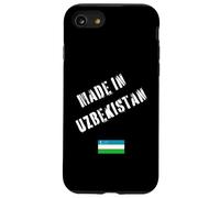 Prodotto in Uzbekistan con bandiera divertente Custodia per iPhone SE (2020) / 7/8