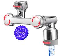 Prodotto Italiano - Rompigetto Rubinetto Cucina M24 - Aeratore per Rubinetto High-Tech - Risparmio Idrico e Filtrazione - Flusso d'Acqua 5 L/min - Anticalcare per Rubinetti da Cucina e Bagno