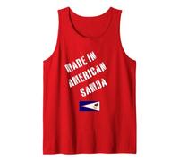 Prodotto nelle Samoa Americane con Bandiera Divertente Canotta