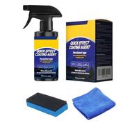 Prodotto Per Rivestimento Auto | Spray Ripristinatore Brillantezza Rivestimento | 120 Ml Ripara Lucentezza Idrofobo Con Asciugamano E Spugna Per Auto Minivan Furgoni Viaggio