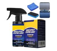Prodotto Per Rivestimento Auto,Spray Ripristinatore Brillantezza Rivestimento | 120 Ml Ripara Lucentezza Idrofobo Con Asciugamano E Spugna Per Auto Minivan Furgoni Viaggio