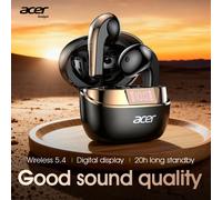 [Prodotto ufficiale Acer] Ohr554 Nuove cuffie Bluetooth wireless con design in-ear, comode da indossare, per sport, corsa, chiamate, riduzione del rumore, qualità audio stereo