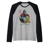 Prodotto Ufficiale John Lee Hooker Jazz Icon - Sings The Blues Maglia con Maniche Raglan