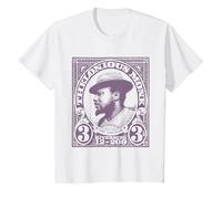 Prodotto Ufficiale Thelonious Monk Jazz Icon, The Unique Maglietta, Bambini, Bianco, 3 Anni