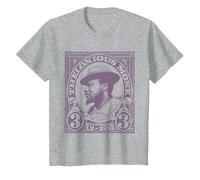 Prodotto Ufficiale Thelonious Monk Jazz Icon, The Unique Maglietta, Bambini, Grigio Melange, 2 Anni