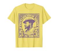 Prodotto Ufficiale Thelonious Monk Jazz Icon, The Unique Maglietta, Uomo, Limone, 3XL