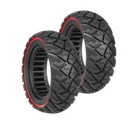 Prodrocam 9 x 3,0 - 5,5 cm, pneumatici di ricambio per scooter elettrico Kukirin G2 Pro The New 9 pollici, pneumatici in gomma piena Honeycomb Solid Anteriore/Posteriore (rosso, 2 pezzi)